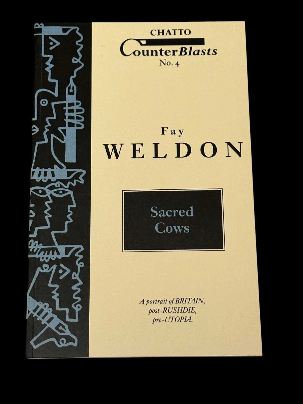 Fay Weldon Sacred Cows Chatto CounterBlasts Signed Autograph 1st Edition Book