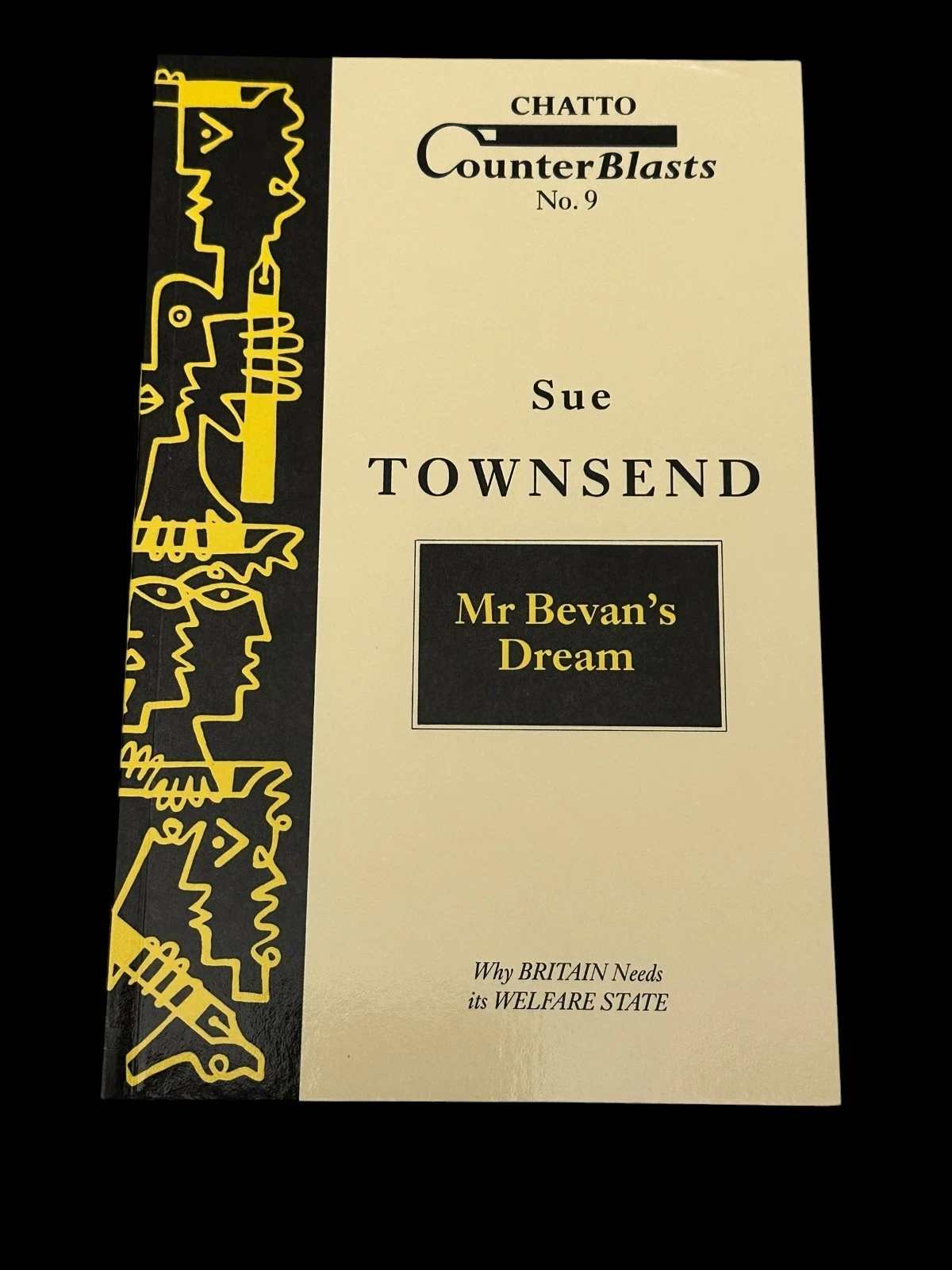 Sue Townsend Mr Bevan's Dream Chatto CounterBlasts Signed Autograph 1st Ed Book