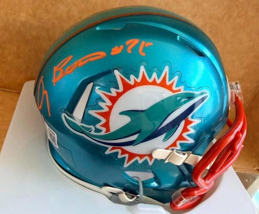 DOUG BETTERS MIAMI DOLPHINS SIGNED FLASH MINI HELMET BECKETT