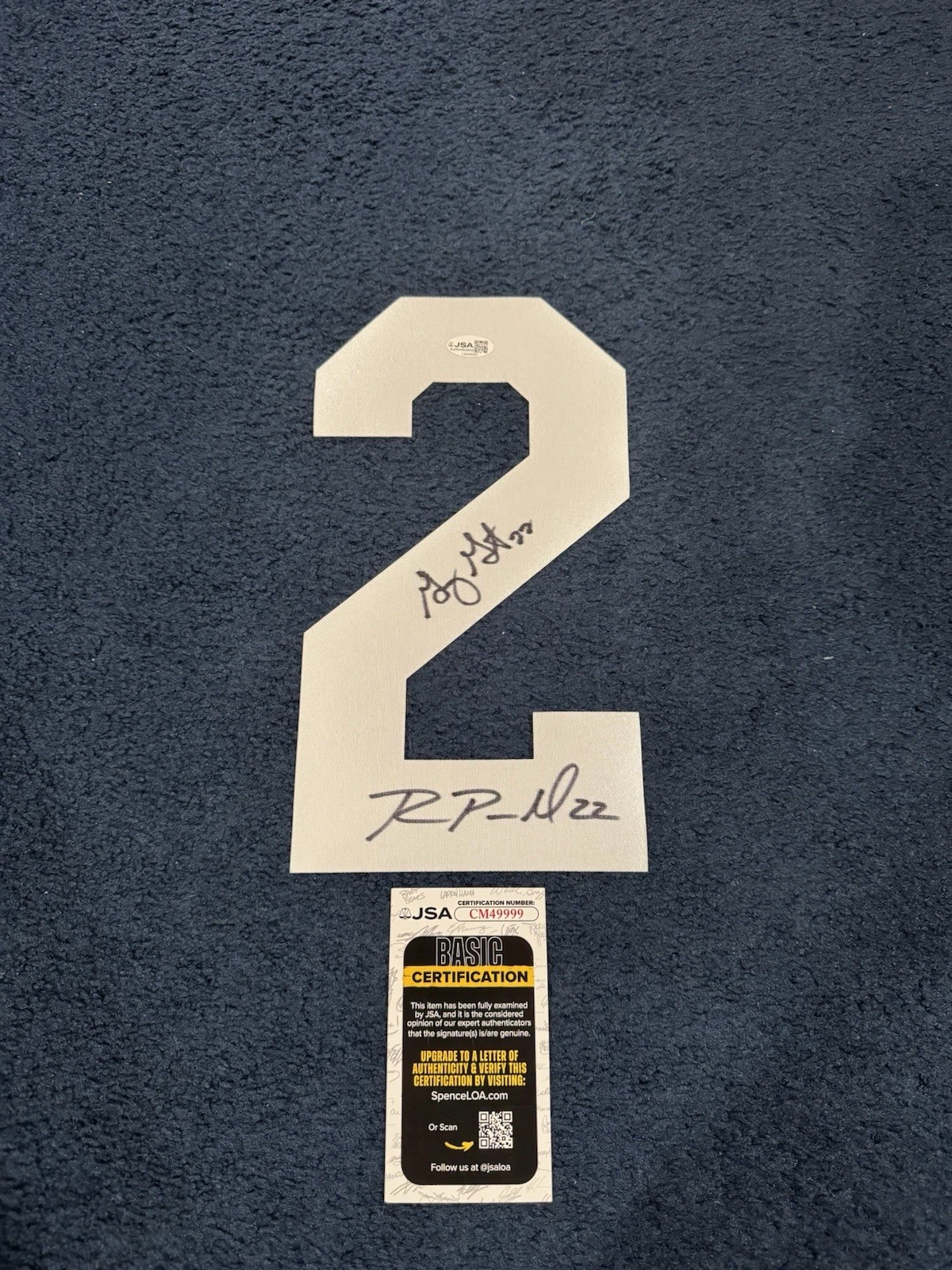 GARY GAIT RYAN POWELL SIGNED SYRACUSE JERSEY NUMBER 