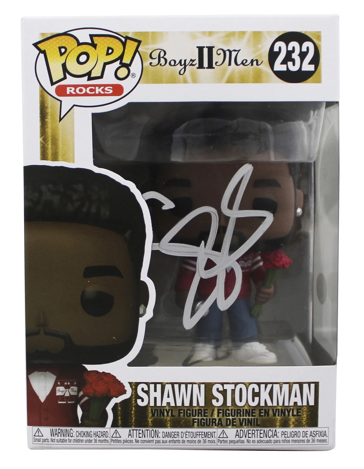 Shawn Stockman Boyz II Men Signed #232 Funko Pop Vinyl Figure JSA #CD10714