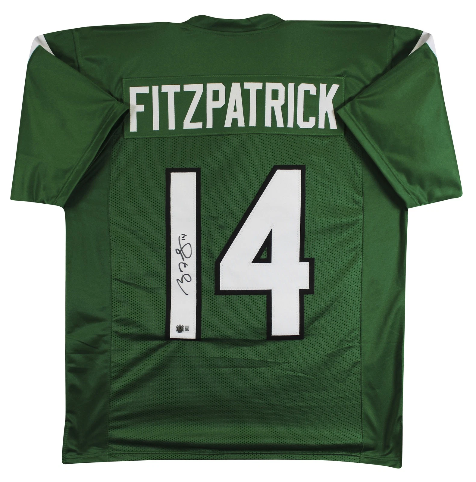 Ryan Fitzpatrick Authentic Signed Green Pro Style Jersey BAS Witnessed