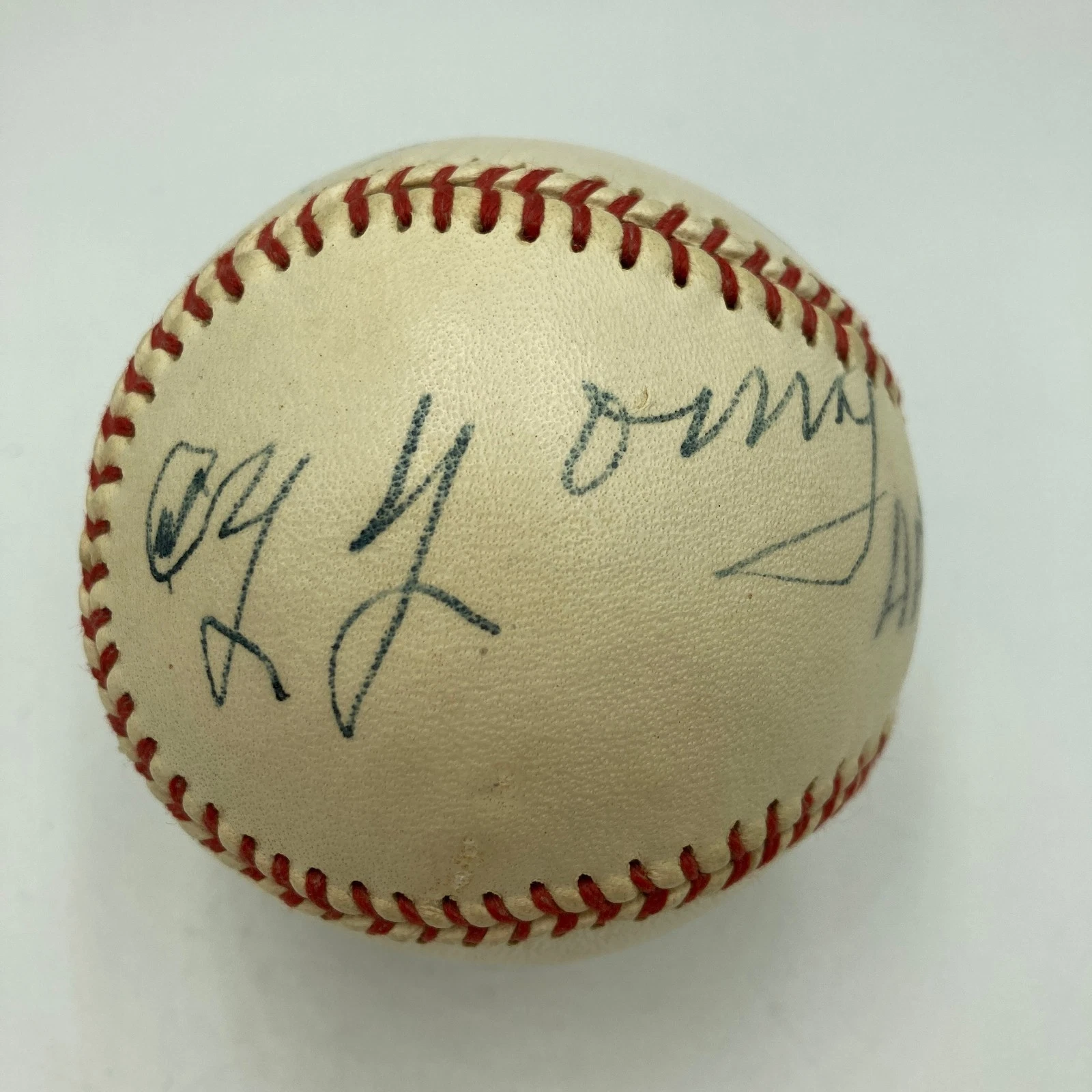 Beautiful Cy Young Signed Autographed Baseball JSA COA