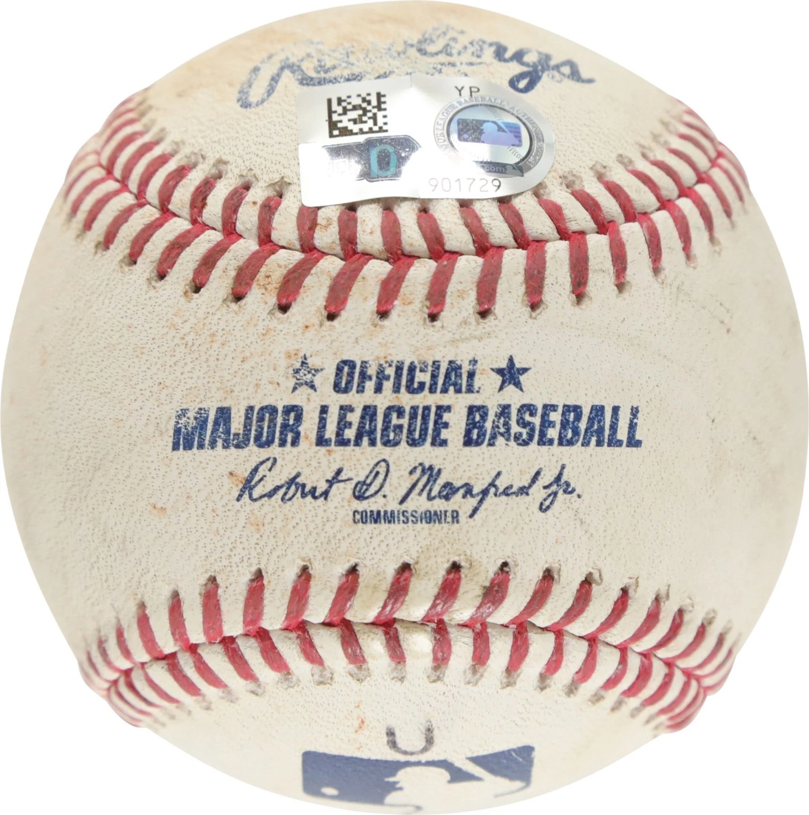 Shohei Ohtani 50/50 At Bat Game Used Baseball Pitch Before Home Run MLB Auth