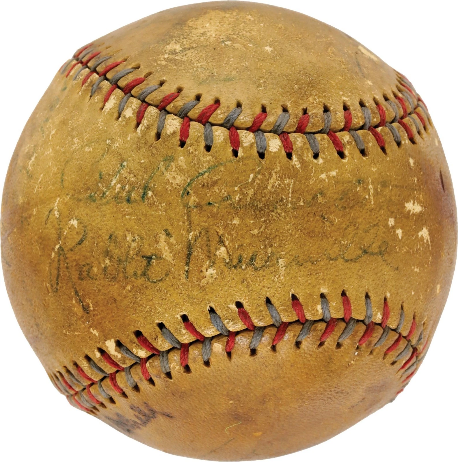 Rabbit Maranville Sweet Spot Signed 1930 Boston Braves Team Signed Baseball PSA