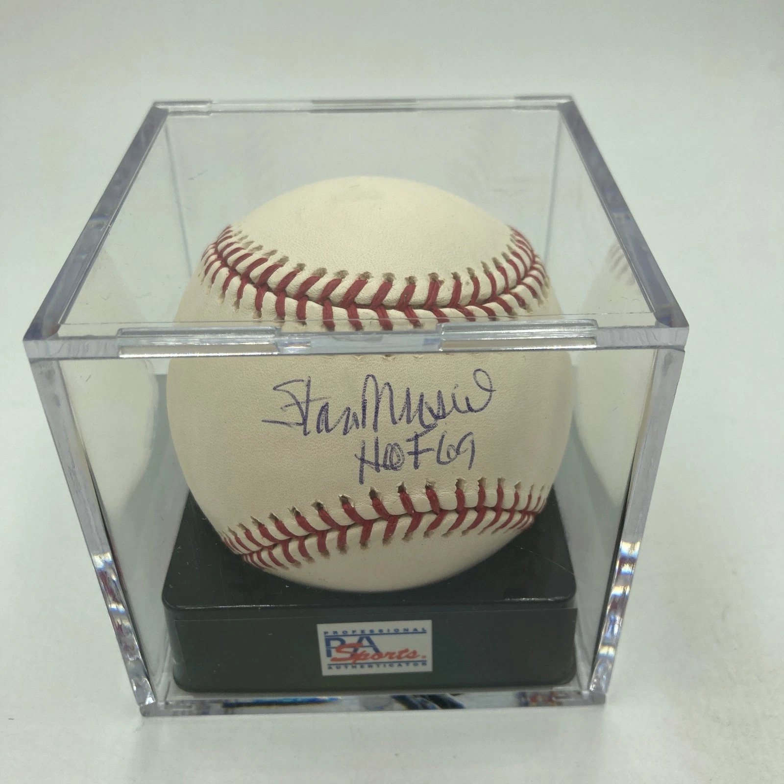 Stan Musial HOF 1969 Signed Major League Baseball PSA DNA Graded 9.5 MINT