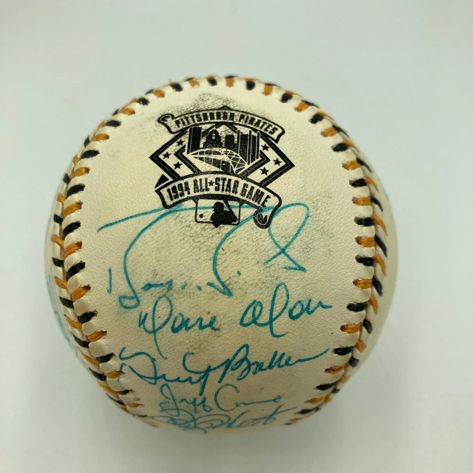 1994 All Star Game National League Team Signed Baseball Barry Bonds PSA DNA COA