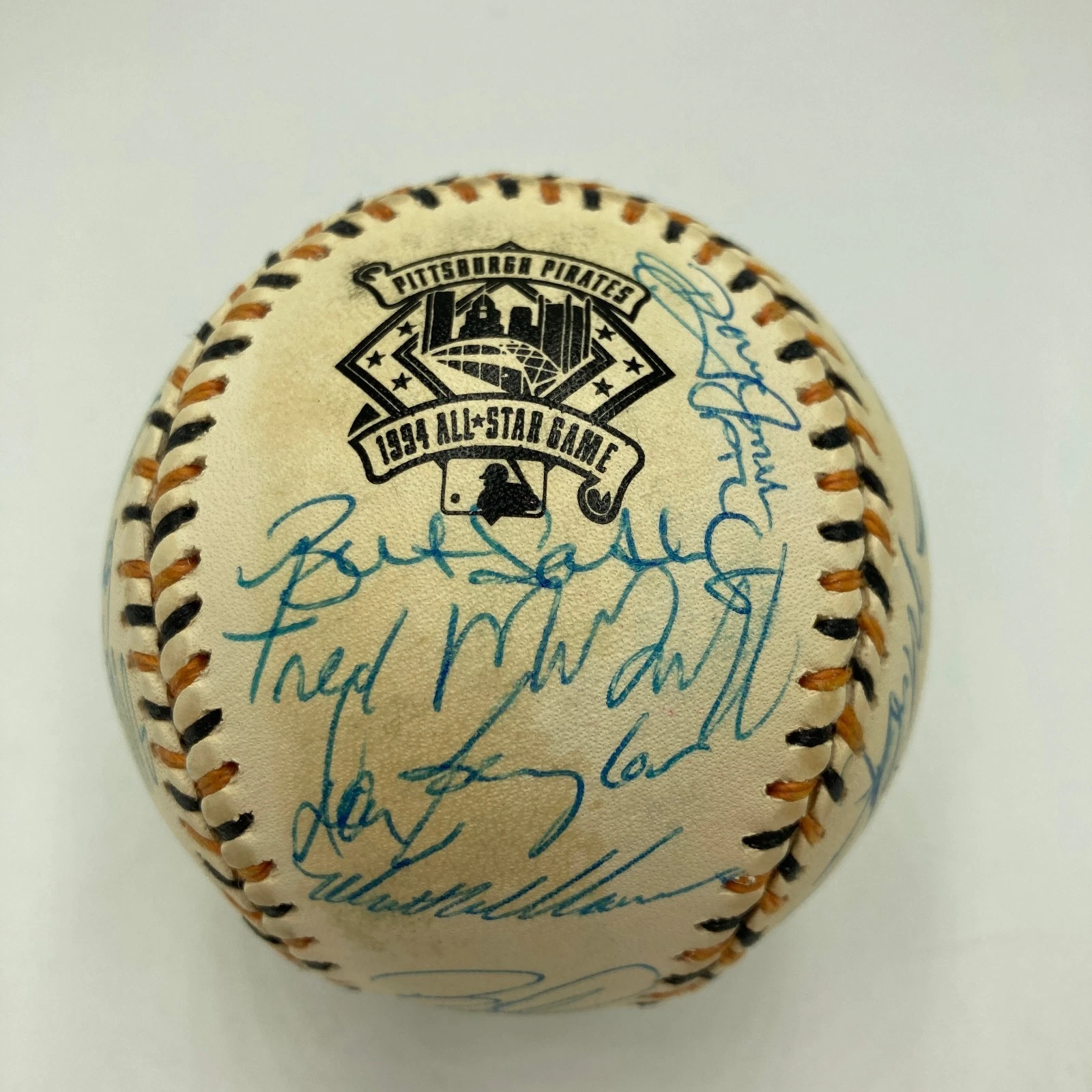 1994 All Star Game National League Team Signed Baseball Barry Bonds PSA DNA COA