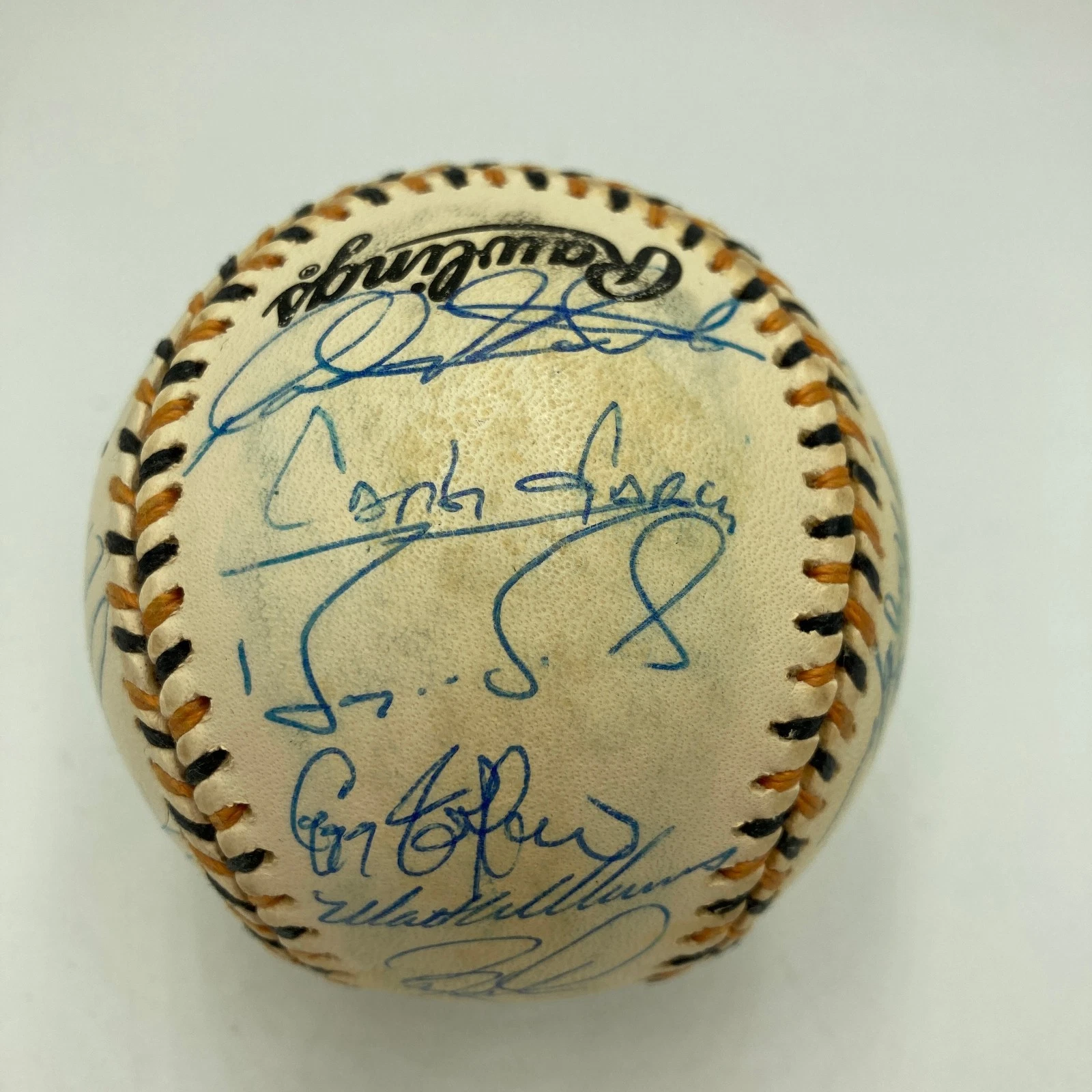 1994 All Star Game National League Team Signed Baseball Barry Bonds PSA DNA COA