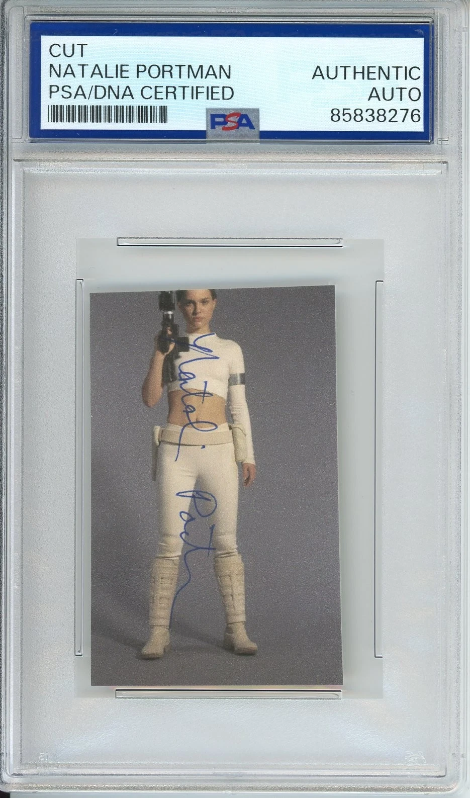 NATALIE PORTMAN SIGNED STAR WARS PADME AMIDALA CUT SIGNATURE PSA DNA AUTOGRAPH COLLECTIBLE MEMORABILIA