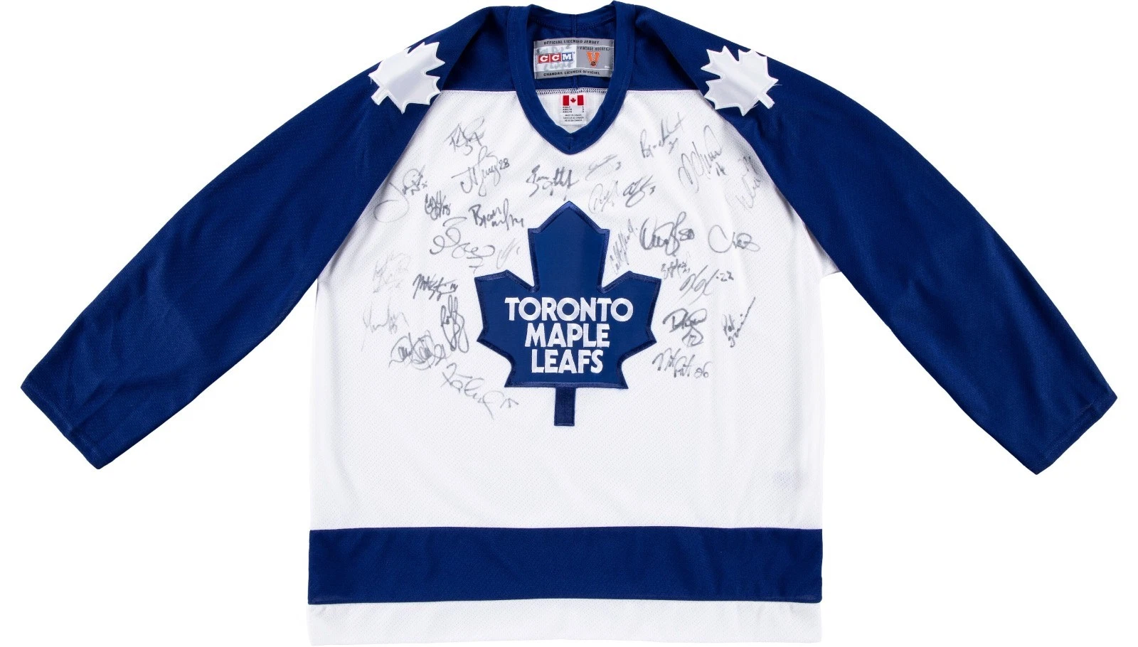 2003-04 Toronto Maple Leafs Team Signed Authentic Jersey Beckett COA