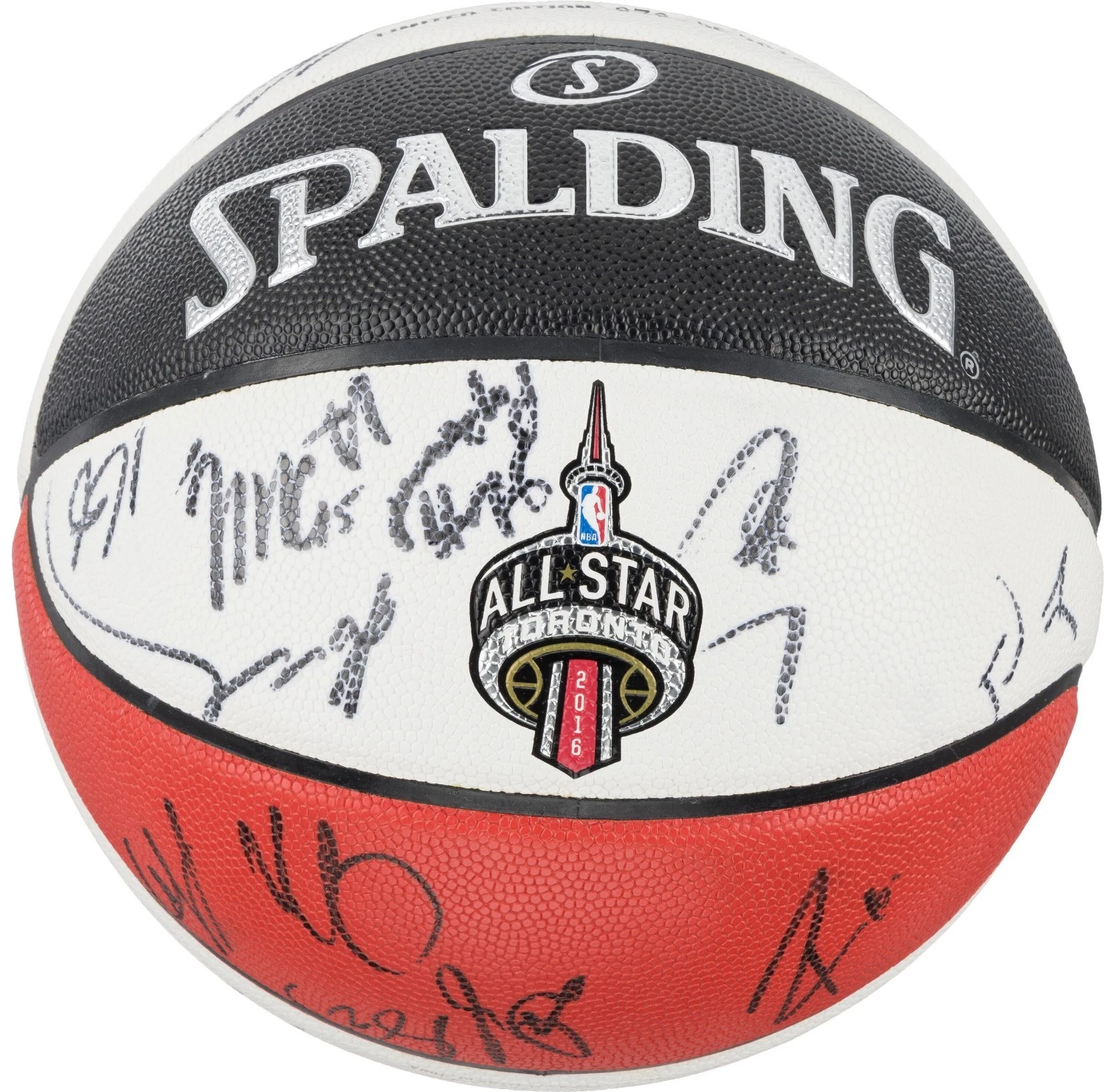 2016 All Star Game Team Signed Basketball Kobe Bryant Final AS Game Beckett COA