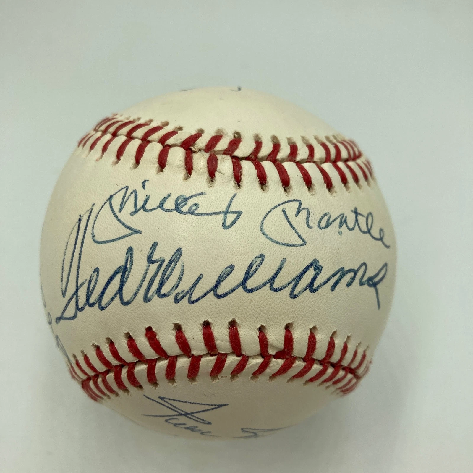 500 Home Run Signed Baseball Mickey Mantle Ted Williams Willie Mays 11 Sigs JSA