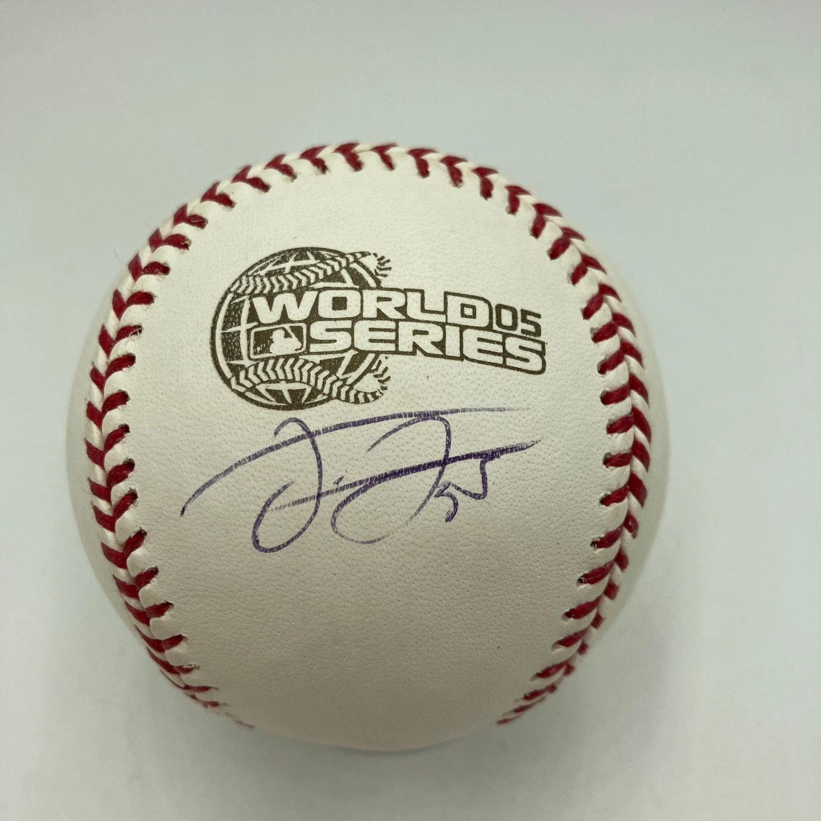 Frank Thomas Signed 2005 World Series Baseball PSA DNA COA