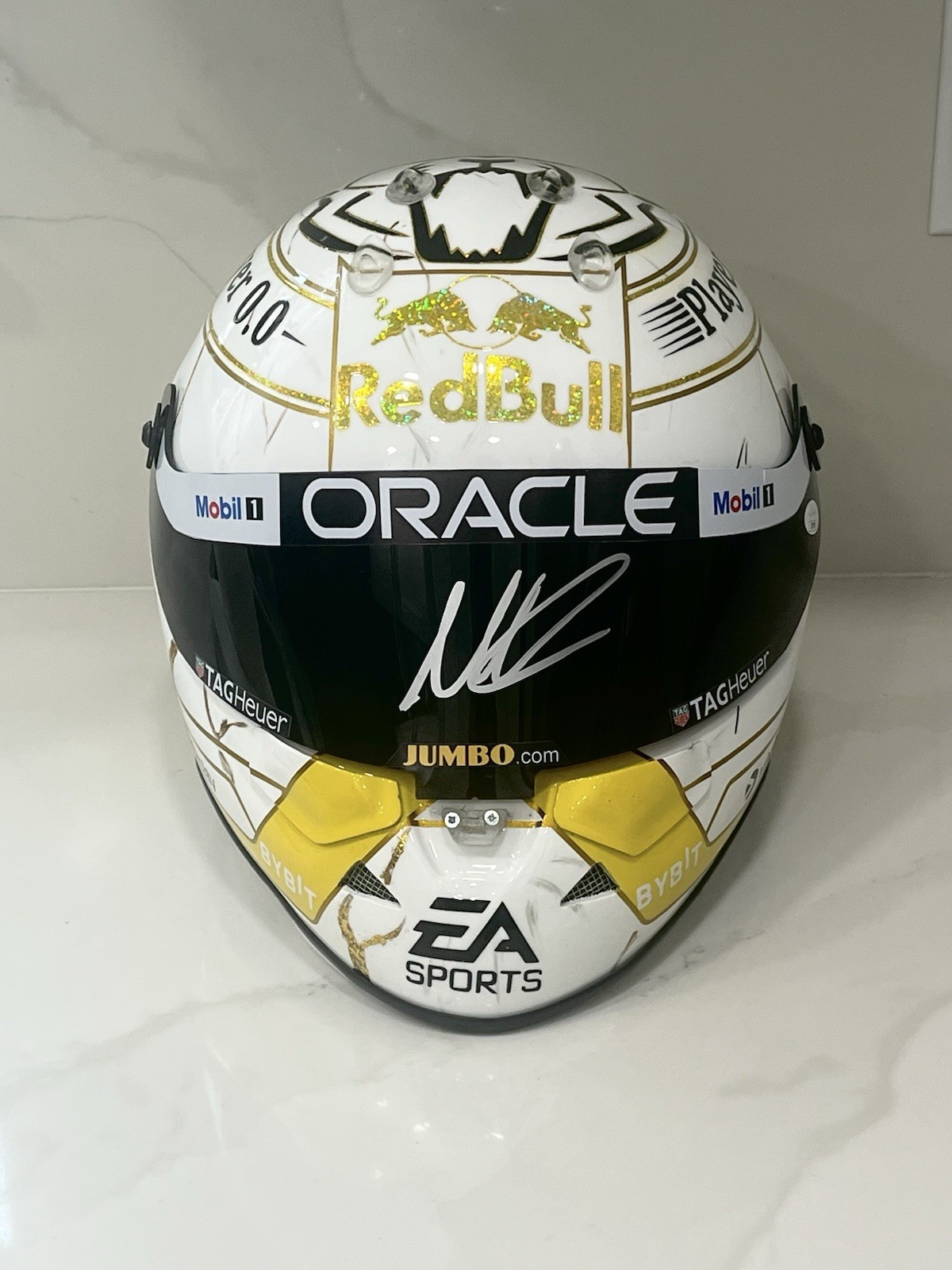 Max Verstappen Hand Signed 2024 Championship Full Size 1:1 Helmet BECKETT CERT