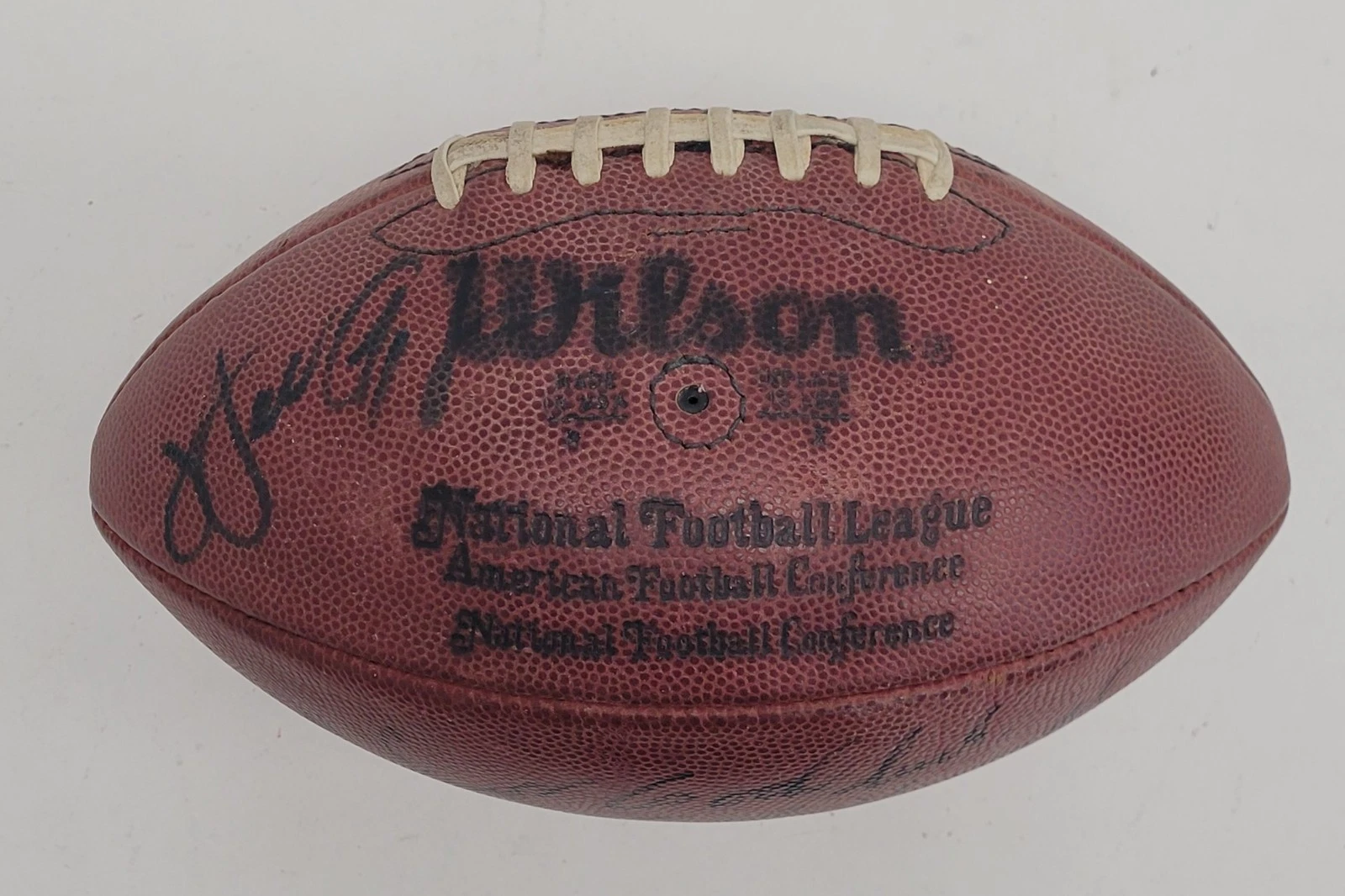 Walter Payton Joe Namath OJ Simpson Ray Nitschke HOF Signed Football JSA COA