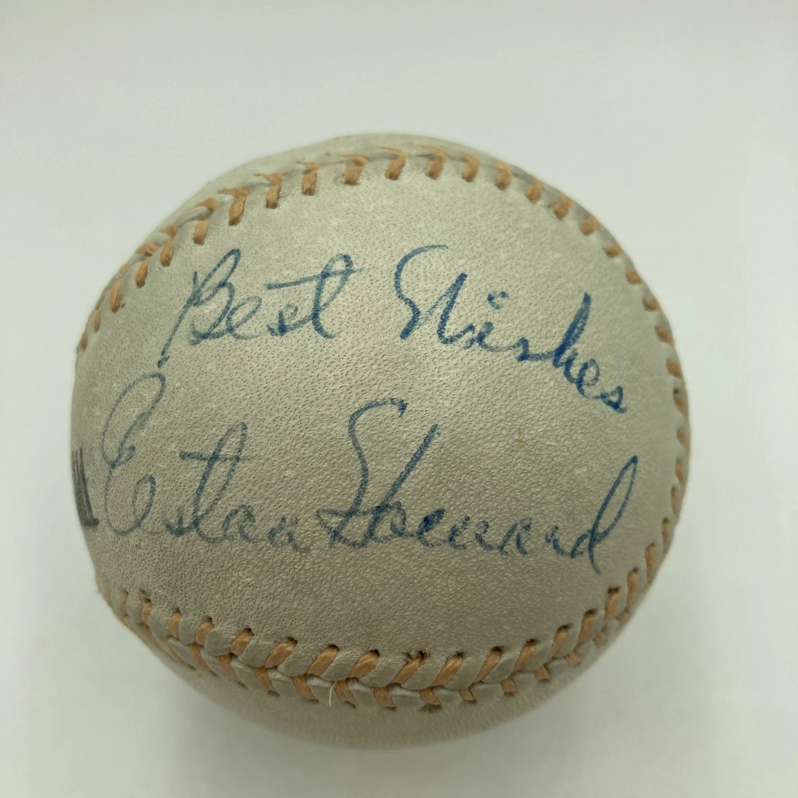 Beautiful Elston Howard Single Signed Baseball PSA DNA & Beckett COA