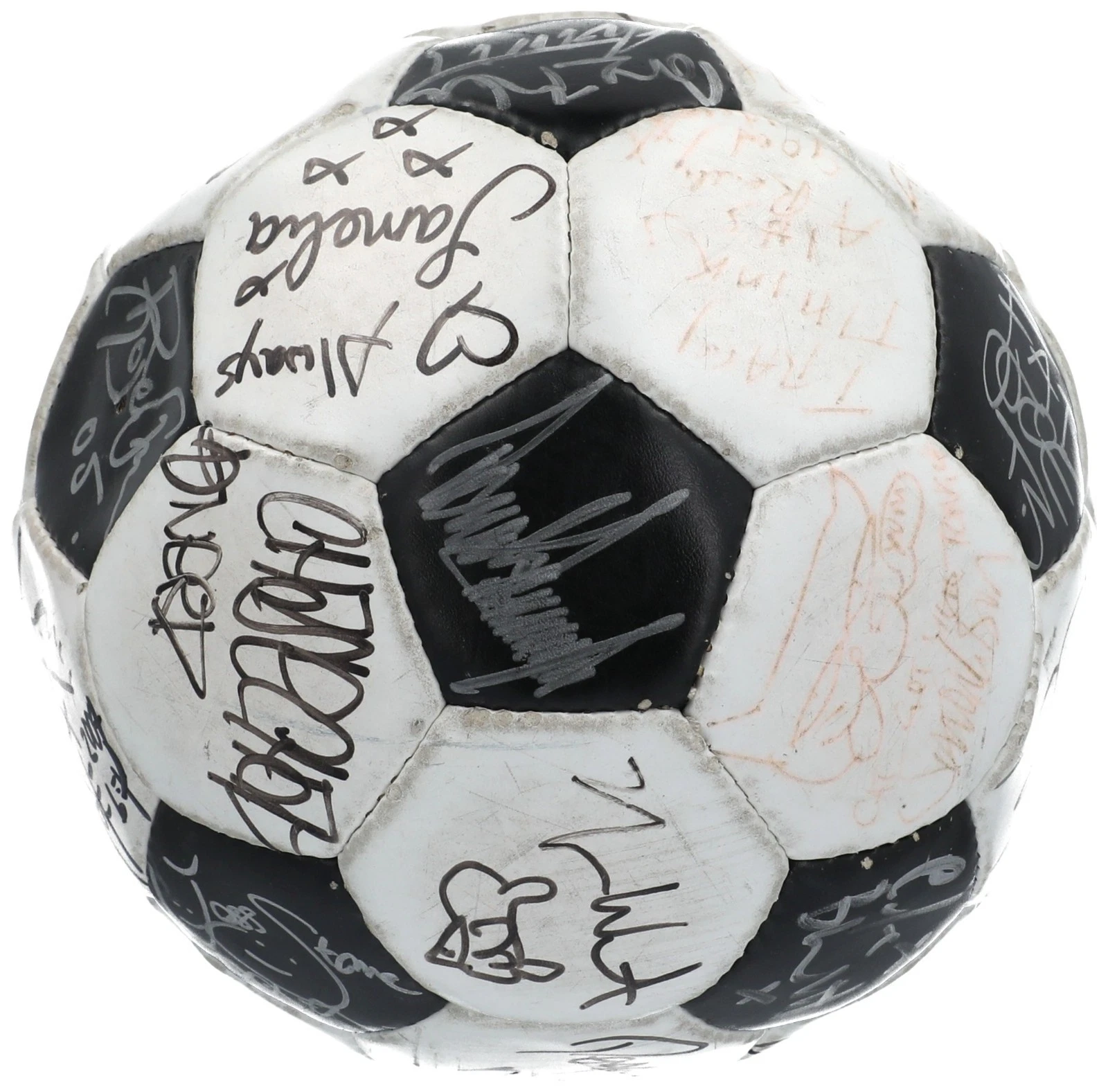 Donald Trump & Kanye West Celebrity Multi Signed Soccer Ball 30+ Sigs JSA COA