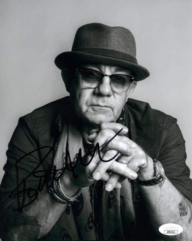 Bernie Taupin Signed Autograph 8x10 Photo Elton John Collaborator - JSA COA