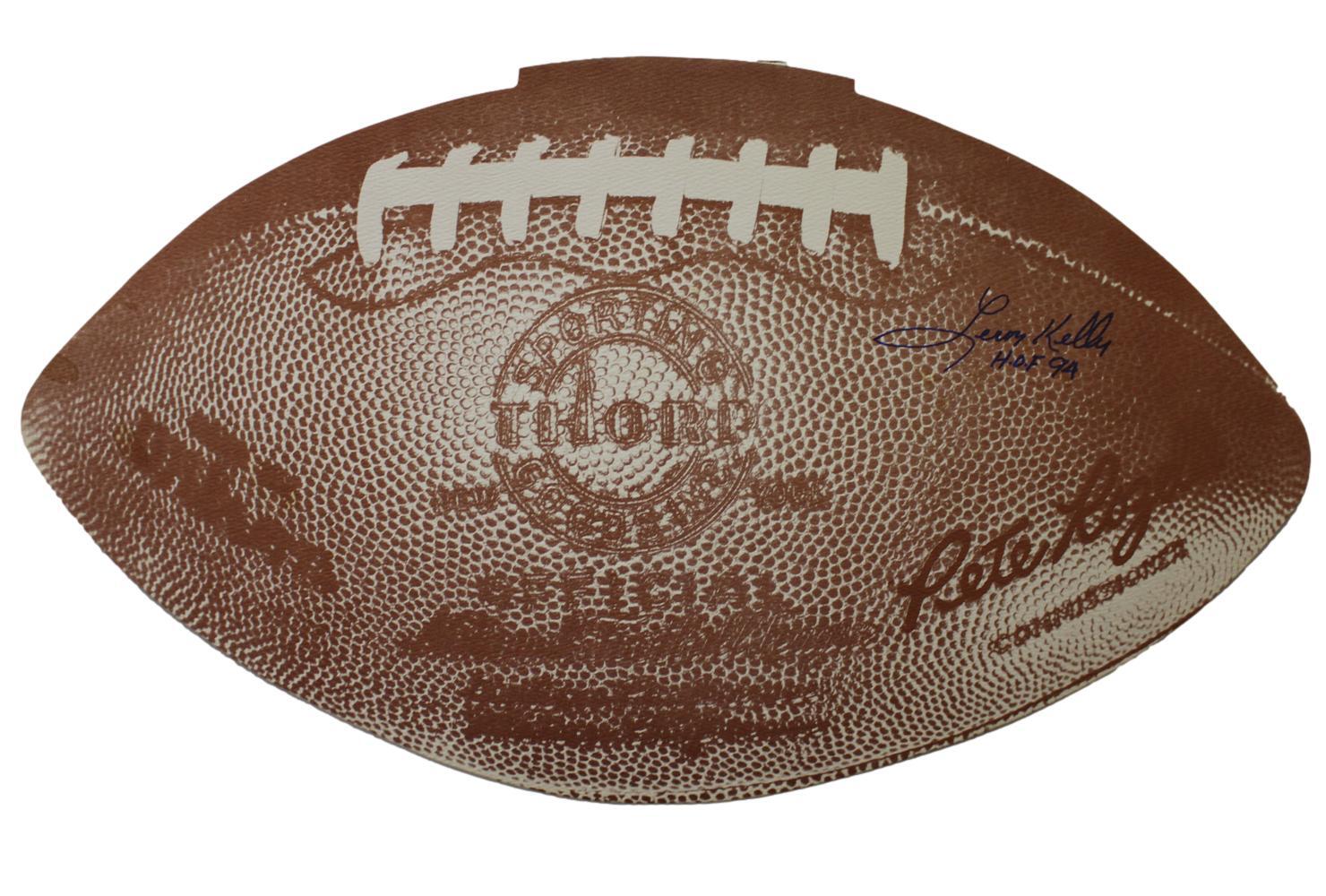 Leroy Kelly Signed Cleveland Browns 1000 Yard Booklet Signed Twice BAS 36460