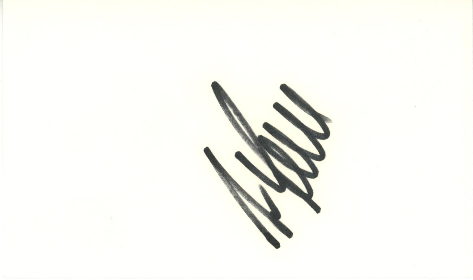 Ivan Lendl Autographed/Signed Tennis Index Card Beckett 45269