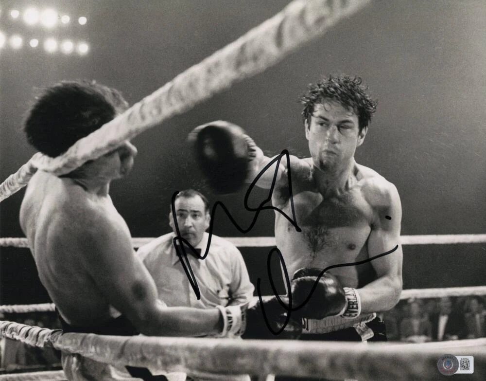 ROBERT DENIRO SIGNED AUTOGRAPH 11×14 PHOTO – RAGING BULL STAR W/ BECKETT BAS COA COLLECTIBLE MEMORABILIA
