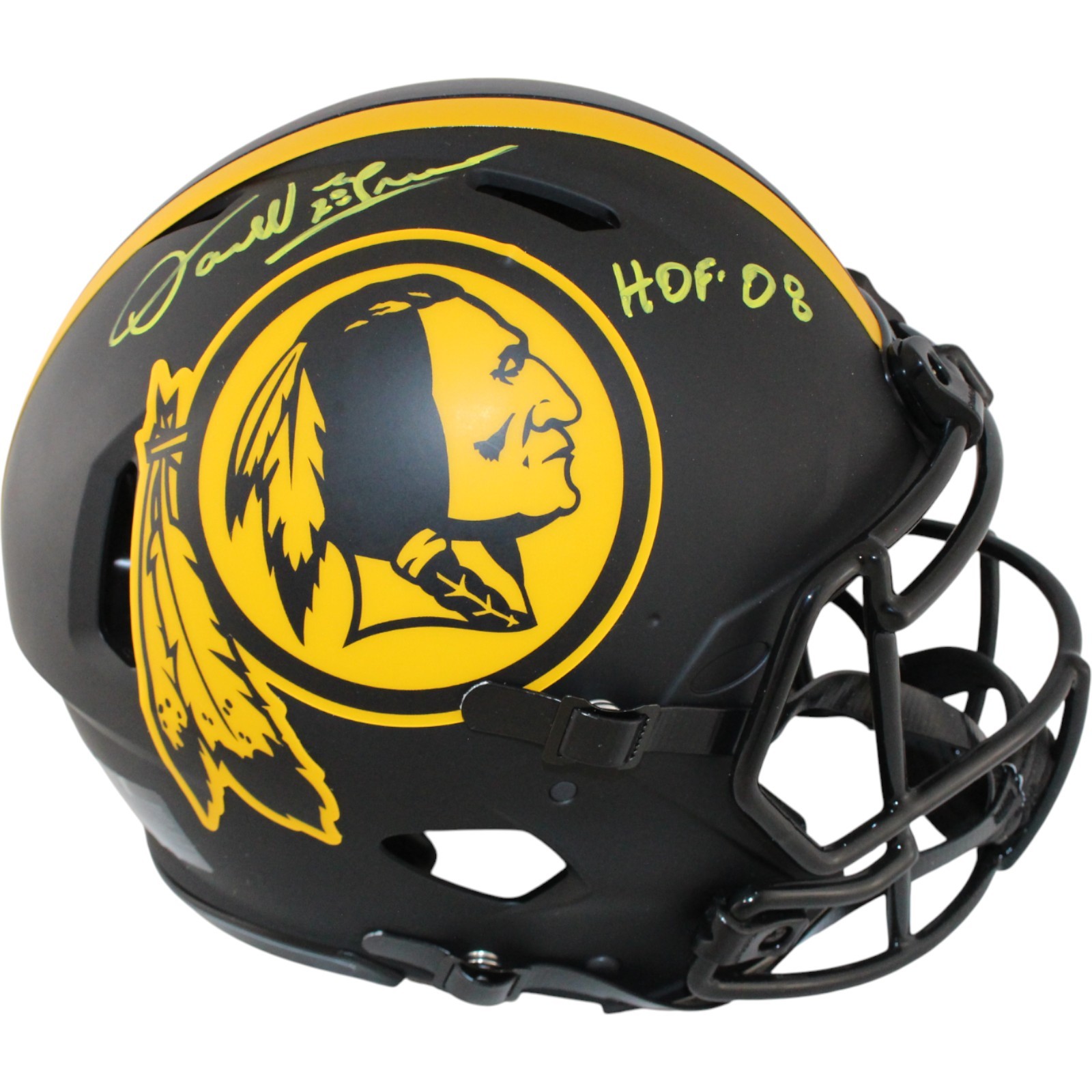 Darrell Green Autographed Washington Redskins Pro Eclipse Helmet HOF BAS W 51877