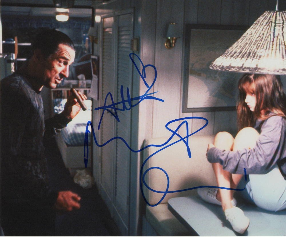ROBERT DENIRO & JULIETTE LEWIS SIGNED AUTOGRAPH 11×14 PHOTO – CAPE FEAR COLLECTIBLE MEMORABILIA