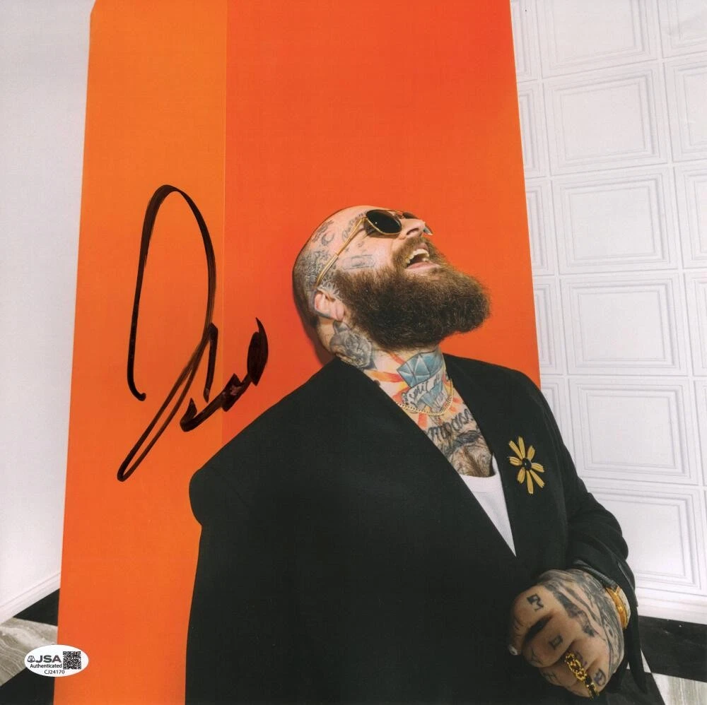 Teddy Swims Signed Autograph 11x11 Everything by Therapy Album Insert w/ JSA COA