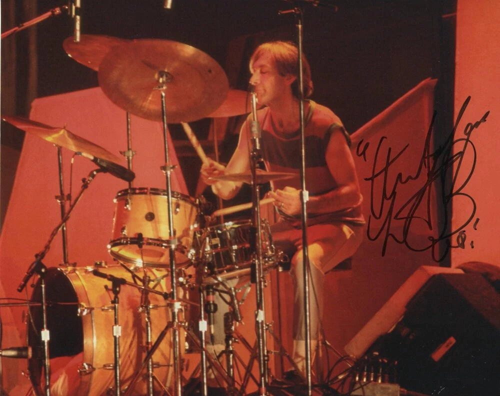 CHARLIE WATTS SIGNED AUTOGRAPH 8X10 PHOTO - ROLLING STONES IT'S ONLY ROCK N ROLL