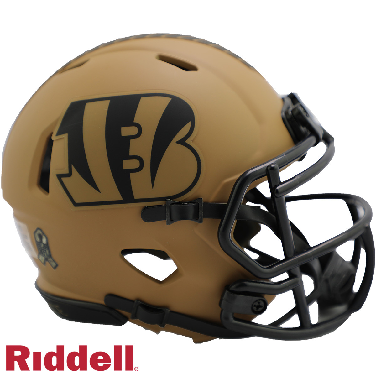 Cincinnati Bengals Riddell New In Box 2023 Salute to Service Mini Helmet 42298