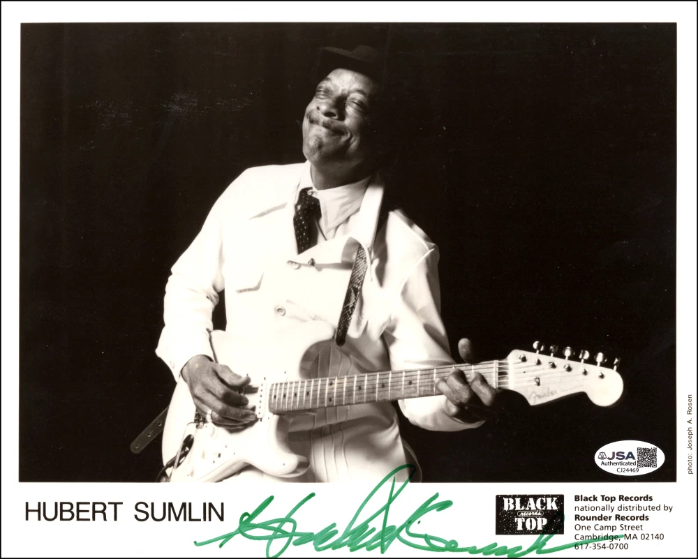 Hubert Sumlin Signed Autograph 8x10 Original Promo Photo - Blues Guitar Icon JSA