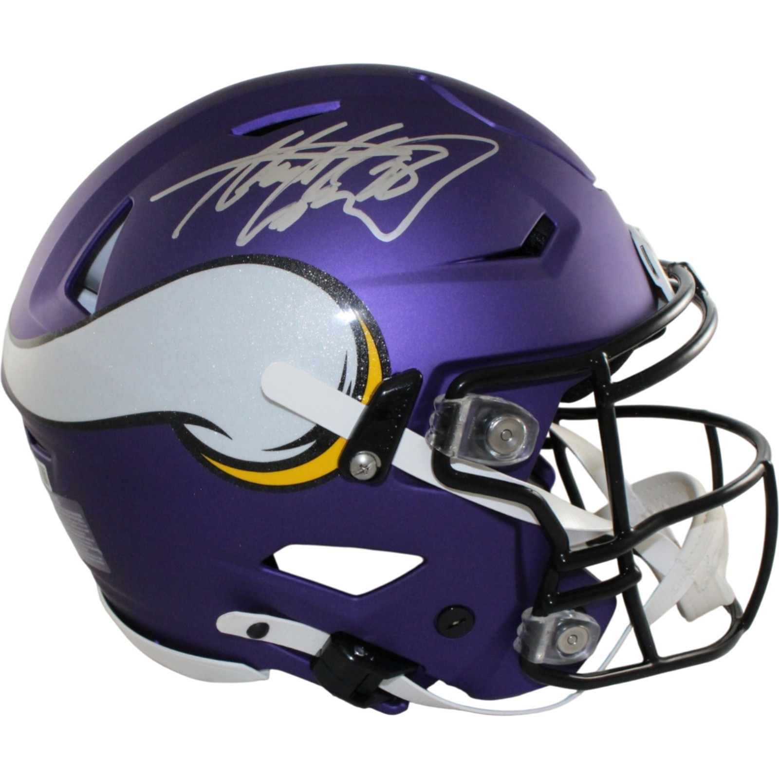 Adrian Peterson Autographed Minnesota Vikings SpeedFlex Helmet Beckett W 55284