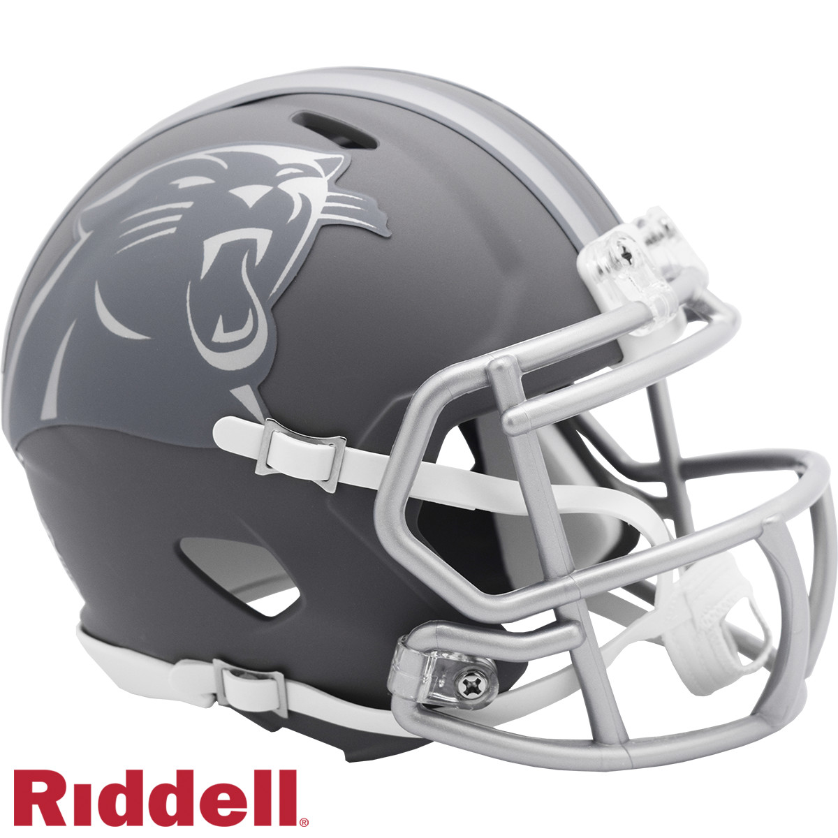 Carolina Panthers Slate Riddell Mini Helmet New In Box 47497