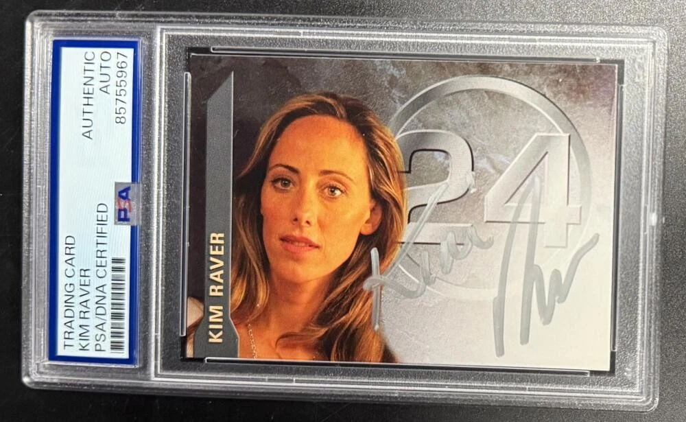 KIM RAVER 24 SIGNED AUTOGRAPH ORIGINAL RARE PSA/DNA COA SLABBED TRADING CARD COLLECTIBLE MEMORABILIA