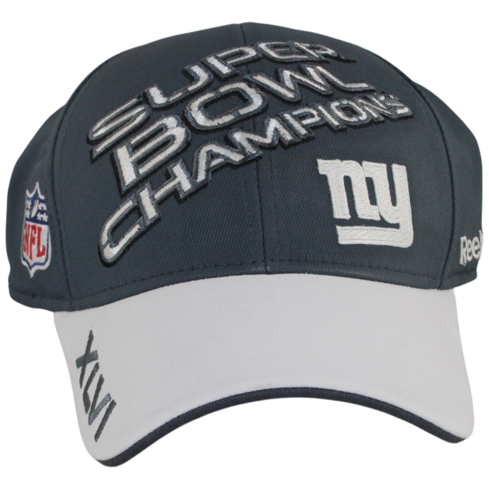 New York Giants Super Bowl XLVI Reebok Stretch One-Fit Hat 56038