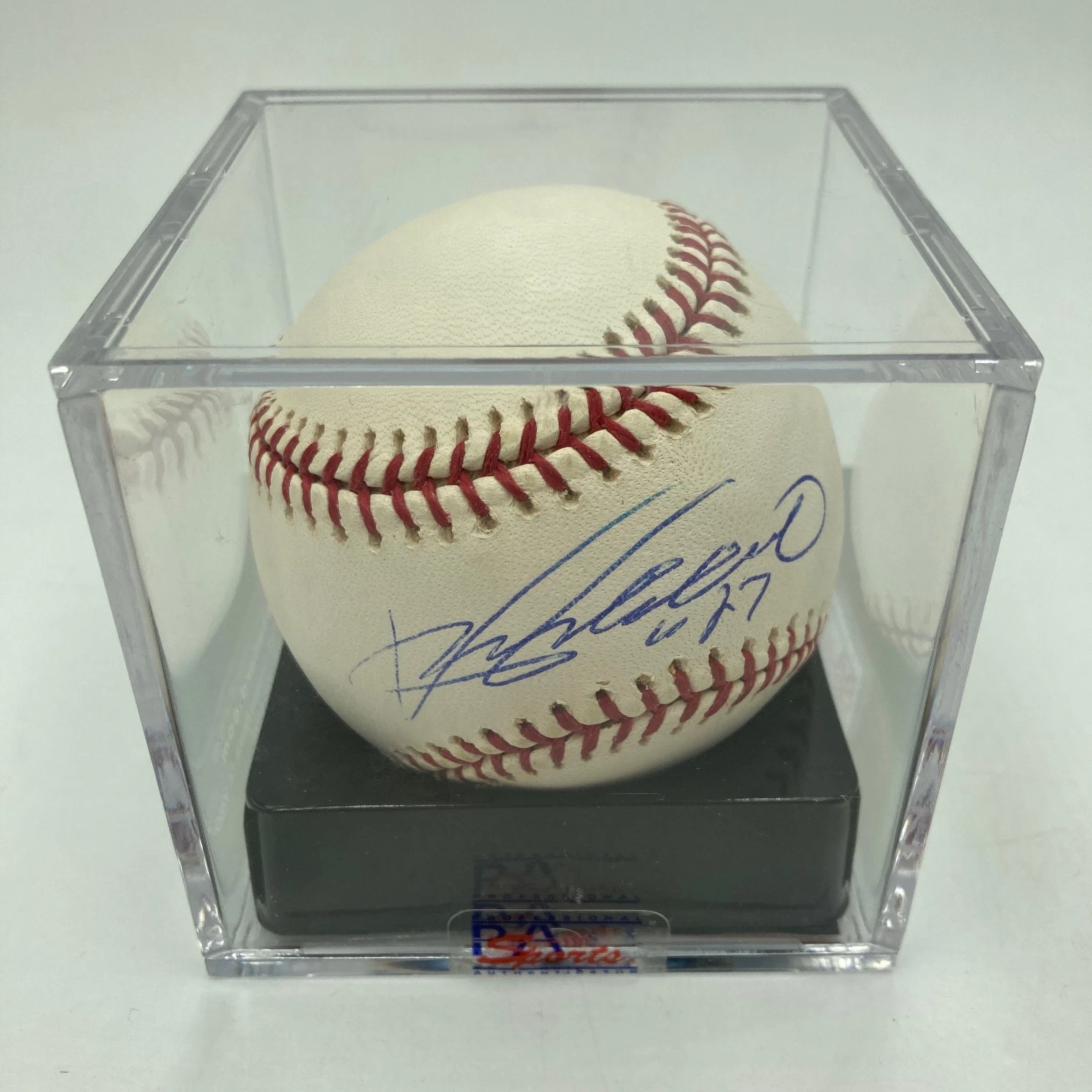 Vladimir Guerrero Signed Major League Baseball PSA DNA Graded 10 GEM MINT