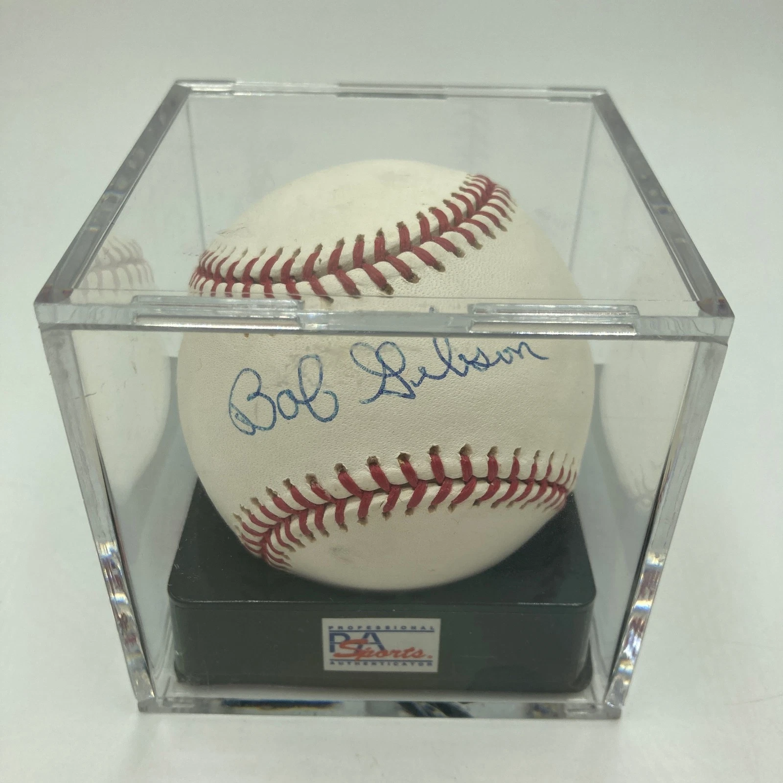 Bob Gibson Signed Major League Baseball PSA DNA Graded 9.5 MINT