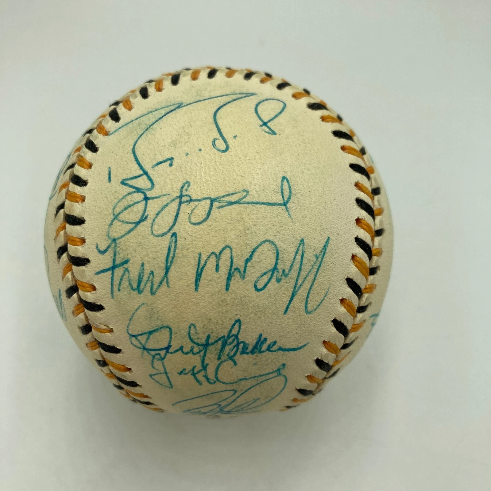 1994 All Star Game National League Team Signed Baseball Barry Bonds PSA DNA COA