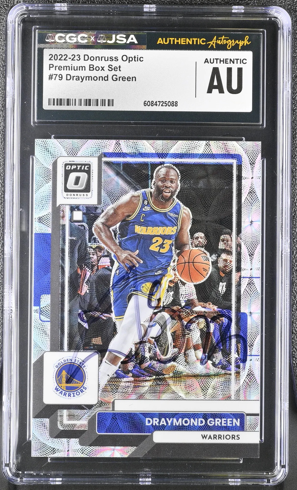 2022-23 Donruss Optic #79 140/249 Draymond Green Signed Card CGC Auth JSA Auto