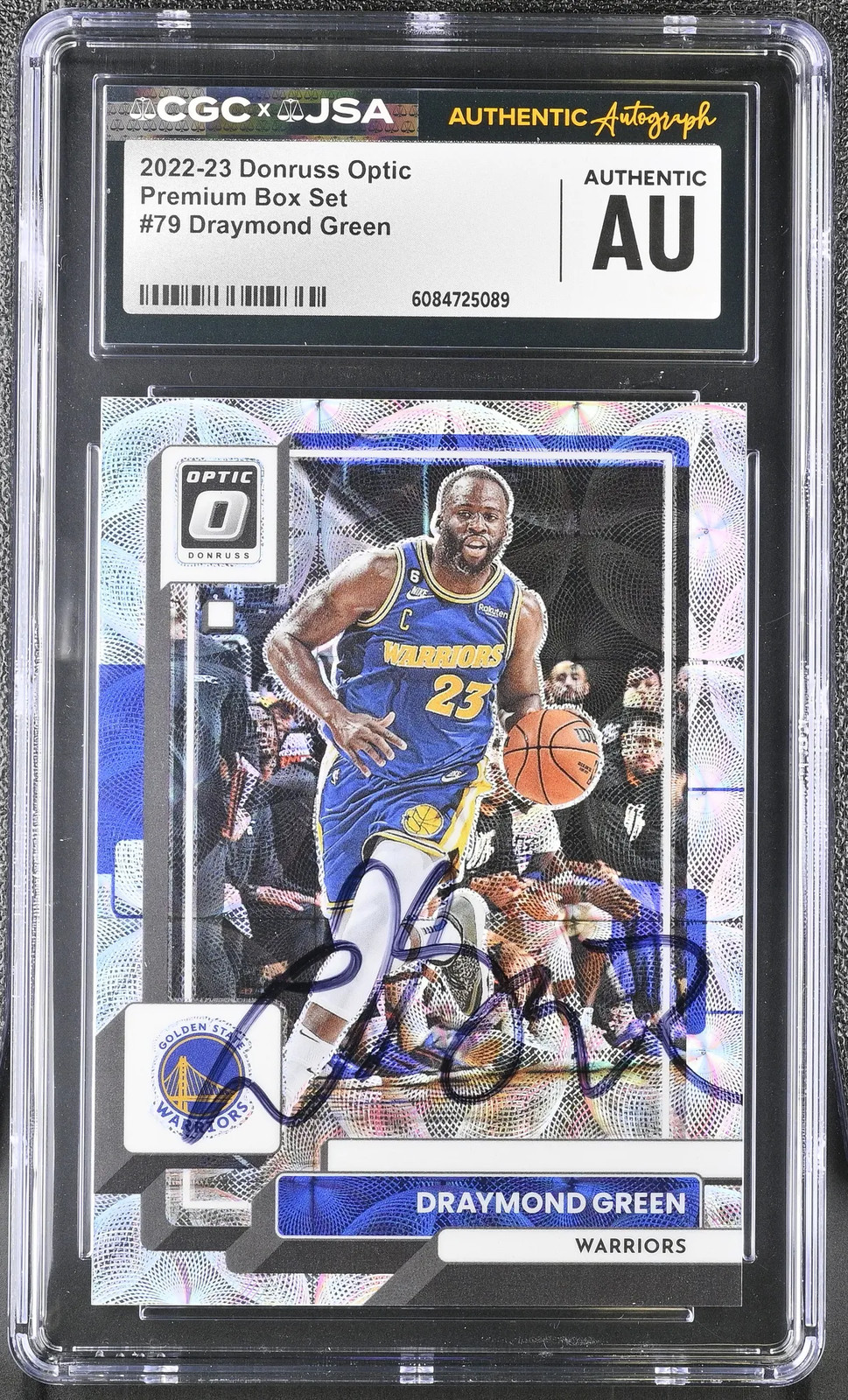 2022-23 Donruss Optic #79 14/249 Draymond Green Signed Card CGC Auth JSA Auto Au