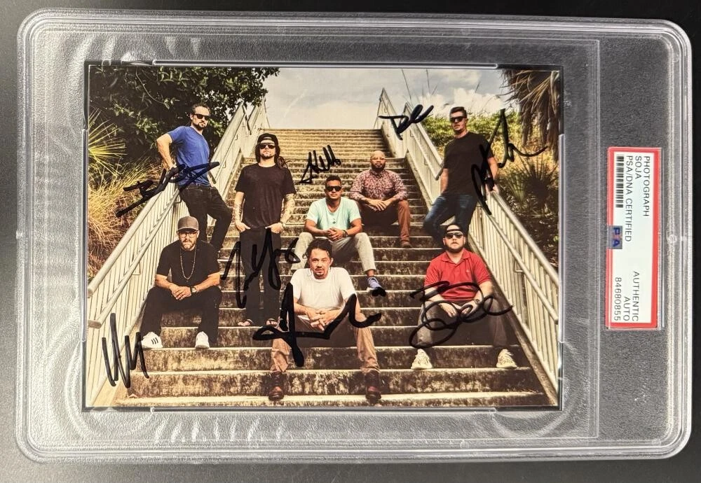 Soja Signed Autograph PSA/DNA Slabbed Encapsulated Band Promo Photo Print COA
