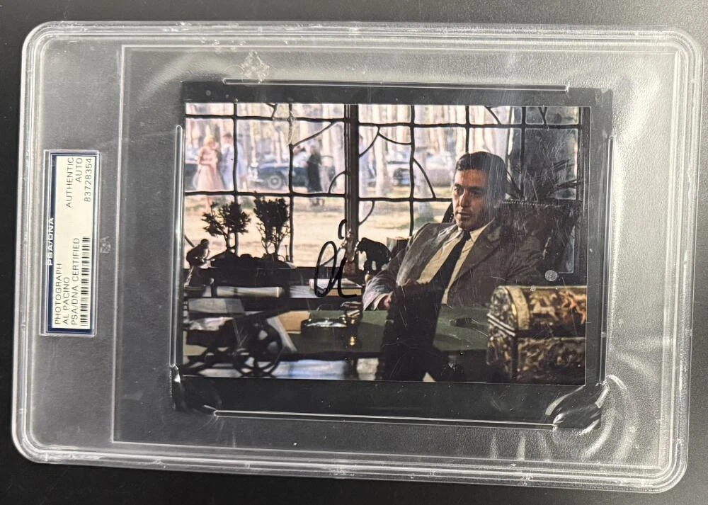 AL PACINO SIGNED AUTOGRAPH PSA/DNA SLABBED ENCAPSULATED GODFATHER RARE PHOTO COA COLLECTIBLE MEMORABILIA