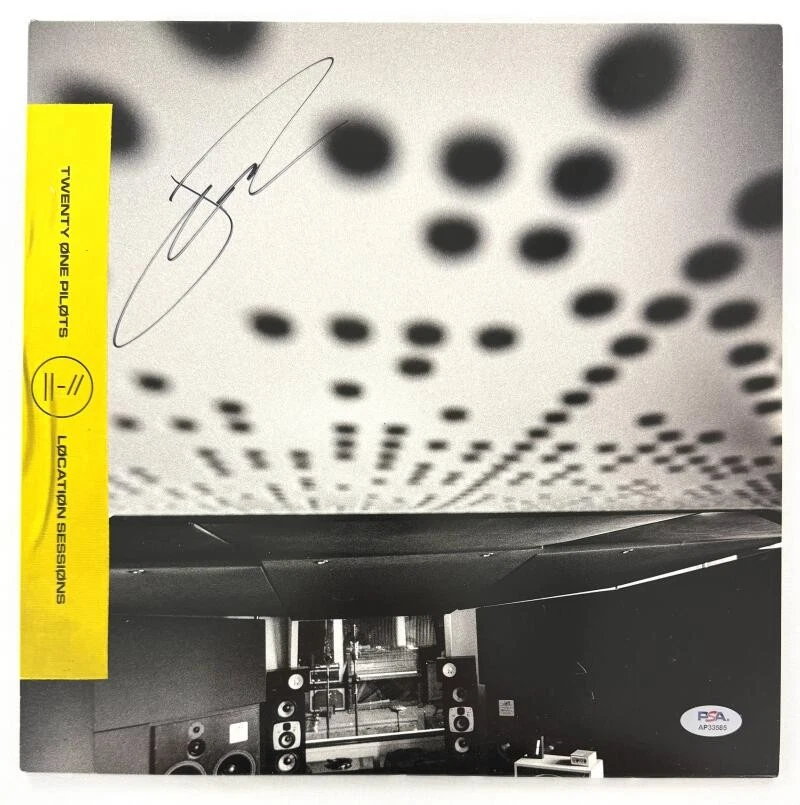 Josh Dun Signed Autograph Twenty One Pilots Sessions Album Vinyl Record PSA COA