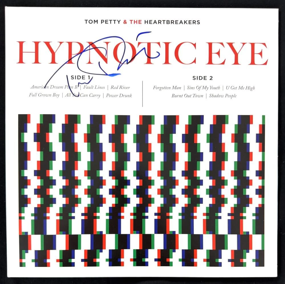 Tom Petty Signed Autograph Hypnotic Eye Album Vinyl Record LP w/ PSA COA