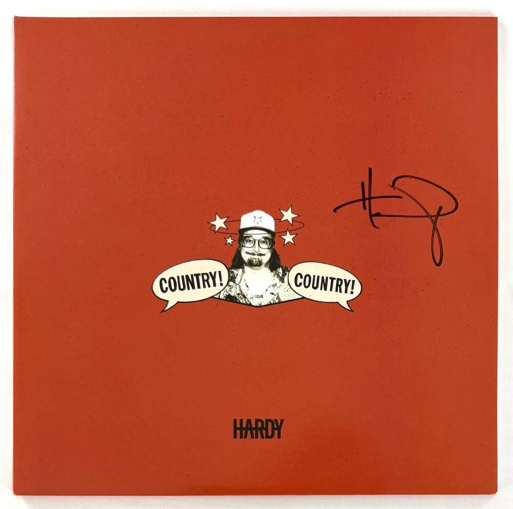 Michael Wilson Hardy Signed Autograph Country Album Vinyl Record LP w/ JSA COA