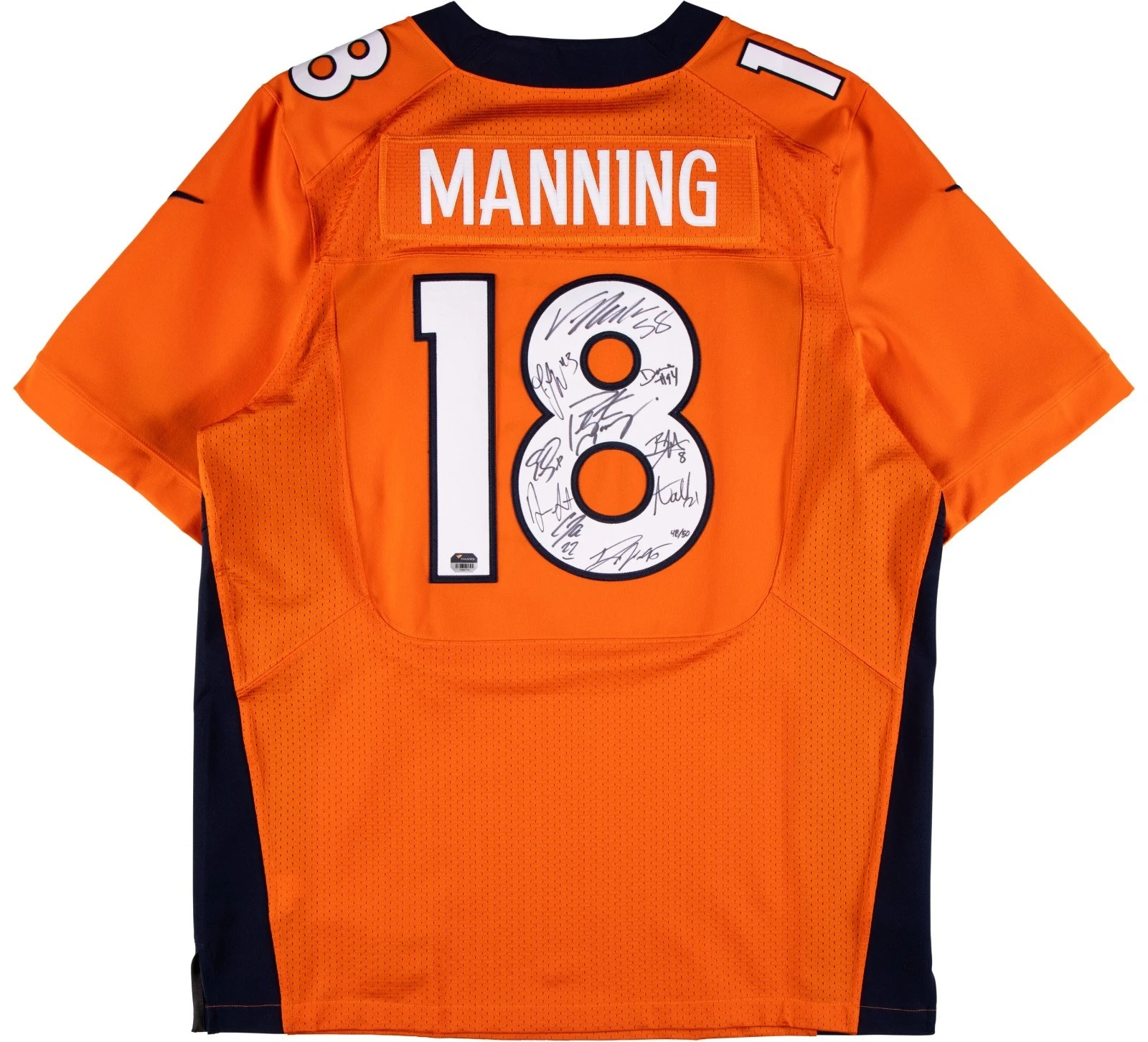 2015 Denver Broncos Super Bowl 50 Champs Team Signed Nike Game Jersey Beckett