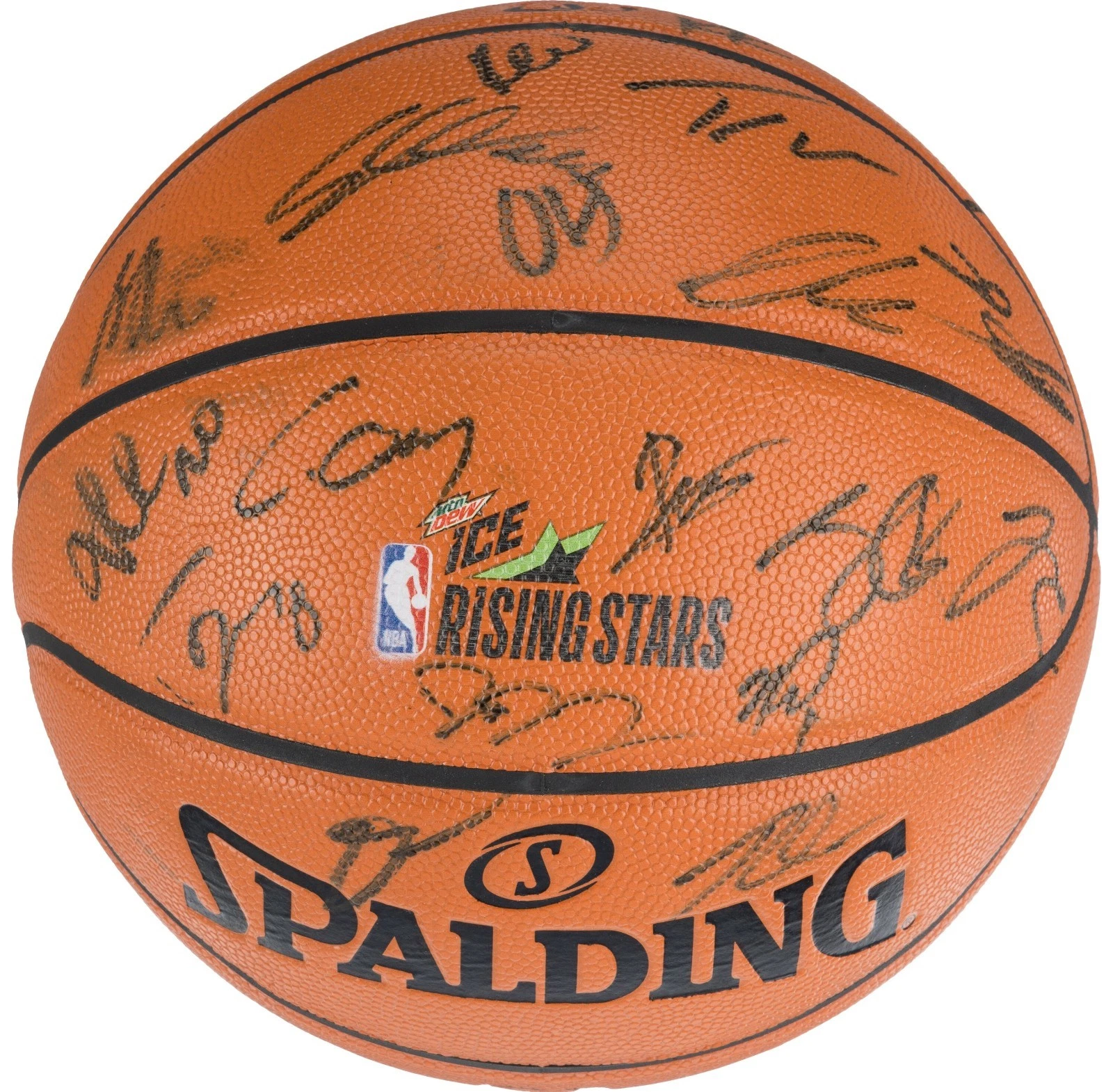 2019 NBA Rising Stars Signed Basketball Shai Gilgeous-Alexander Luka Doncic BAS