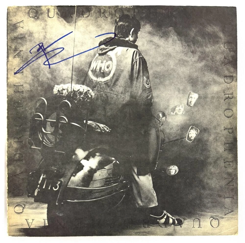 Pete Townshend Signed Autograph The Who Quadrophenia Album Record w/ Beckett COA
