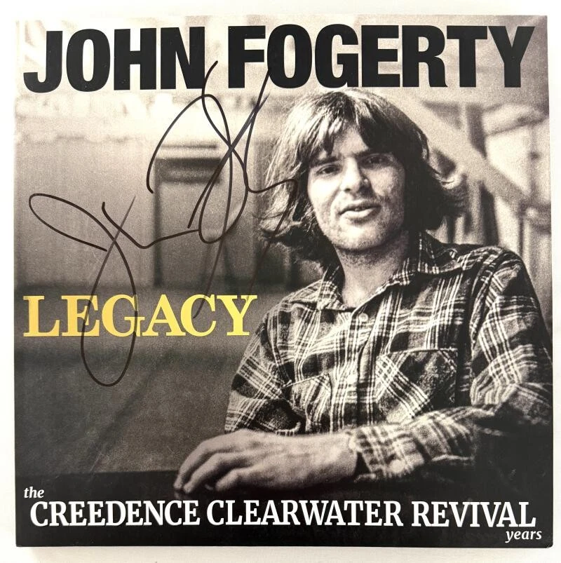 John Fogerty Creedence Clearwater Revival Signed Autograph Legacy Record BAS COA